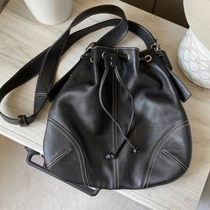 Coach Unique Draw String Shoulder/Crossbody Bag